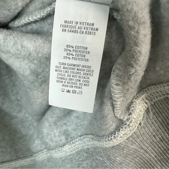 NEW Aerie Cozy Chill Oversized Terry Graphic Sweatshirt Size M - Picture 3 of 7